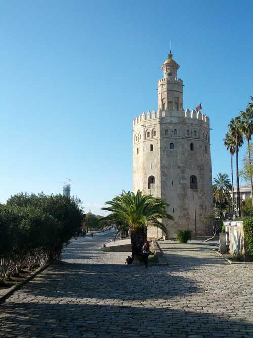 Foto torre dell'oro dal fiume - Siviglia